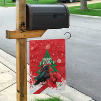 Funny Christmas Raven Garden Flag Merry F Caw F - Wonder Print Shop