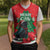 Funny Christmas Raven Christmas Knitted V-Neck Vest Merry F Caw F - Wonder Print Shop