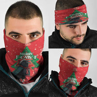 Funny Christmas Raven Neck Gaiter Merry F Caw F - Wonder Print Shop