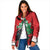 Funny Christmas Raven Padded Jacket Merry F Caw F - Wonder Print Shop