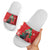 Funny Christmas Raven Slide Sandals Merry F Caw F - Wonder Print Shop