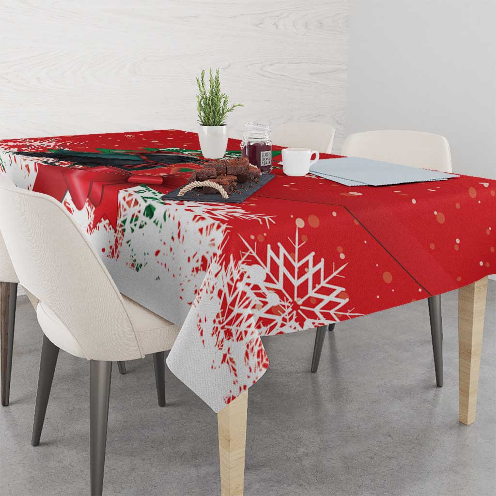 Funny Christmas Raven Tablecloth Merry F Caw F - Wonder Print Shop
