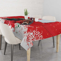 Funny Christmas Raven Tablecloth Merry F Caw F - Wonder Print Shop