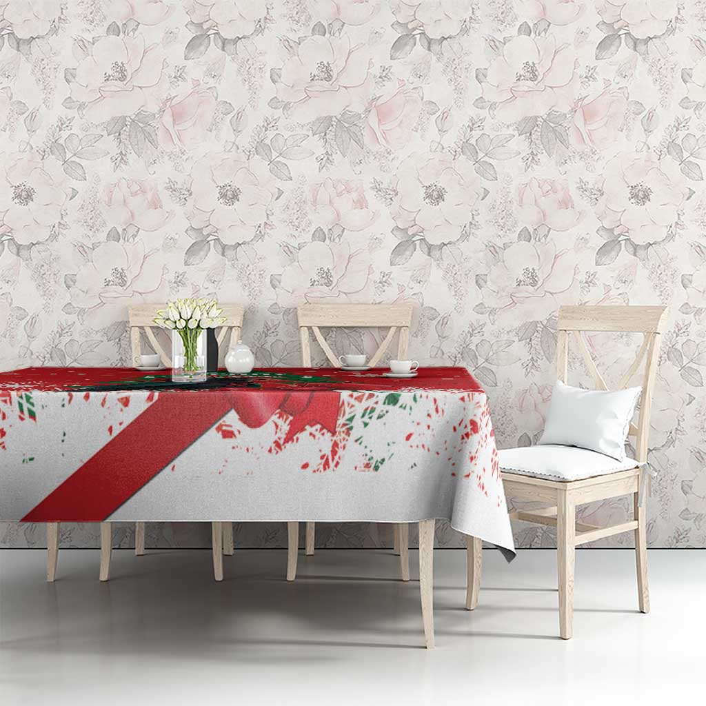 Funny Christmas Raven Tablecloth Merry F Caw F - Wonder Print Shop