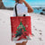 Funny Christmas Raven Tote Bag Merry F Caw F - Wonder Print Shop