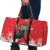 Funny Christmas Raven Travel Bag Merry F Caw F - Wonder Print Shop