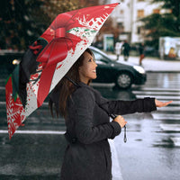 Funny Christmas Raven Umbrella Merry F Caw F - Wonder Print Shop