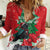 Funny Christmas Raven Women Casual Shirt Merry F Caw F - Wonder Print Shop