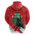 Funny Christmas Raven Zip Hoodie Merry F Caw F - Wonder Print Shop