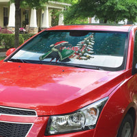 F Caw F Raven Santa Auto Sun Shade Funny Christmas - Wonder Print Shop
