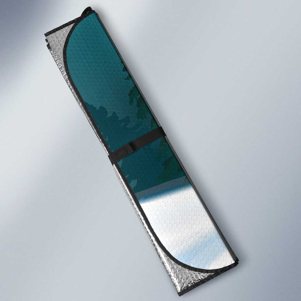 F Caw F Raven Santa Auto Sun Shade Funny Christmas - Wonder Print Shop