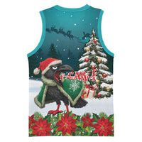 F Caw F Raven Santa Basketball Jersey Funny Christmas - Wonder Print Shop