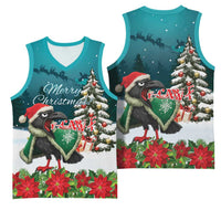 F Caw F Raven Santa Basketball Jersey Funny Christmas - Wonder Print Shop