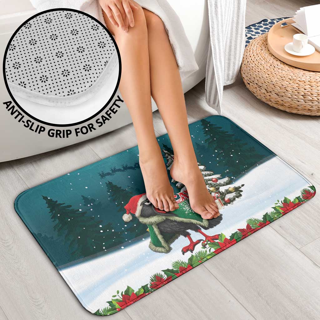 F Caw F Raven Santa Bathroom Set Funny Christmas - Wonder Print Shop