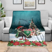 F Caw F Raven Santa Blanket Funny Christmas - Wonder Print Shop