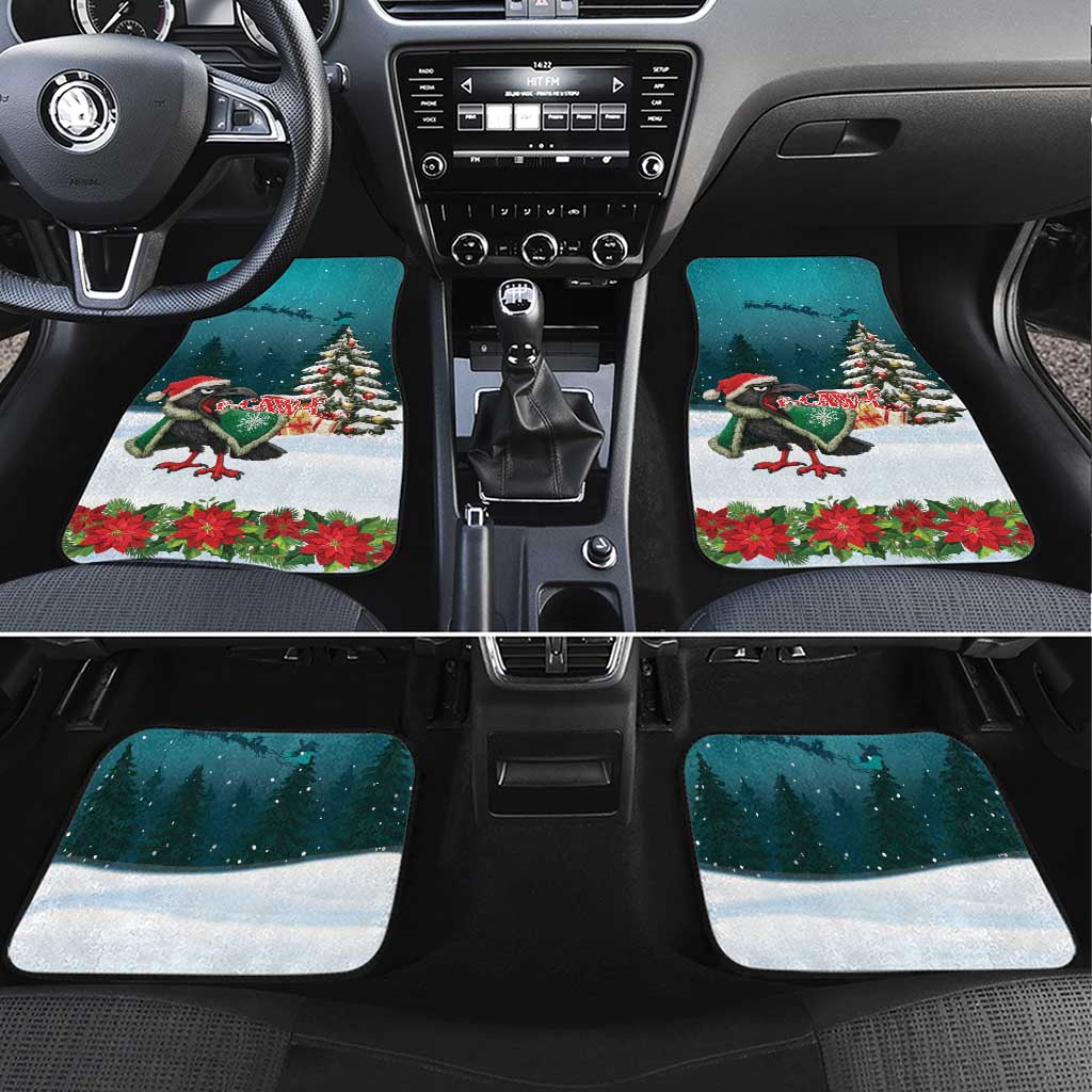 F Caw F Raven Santa Car Mats Funny Christmas - Wonder Print Shop