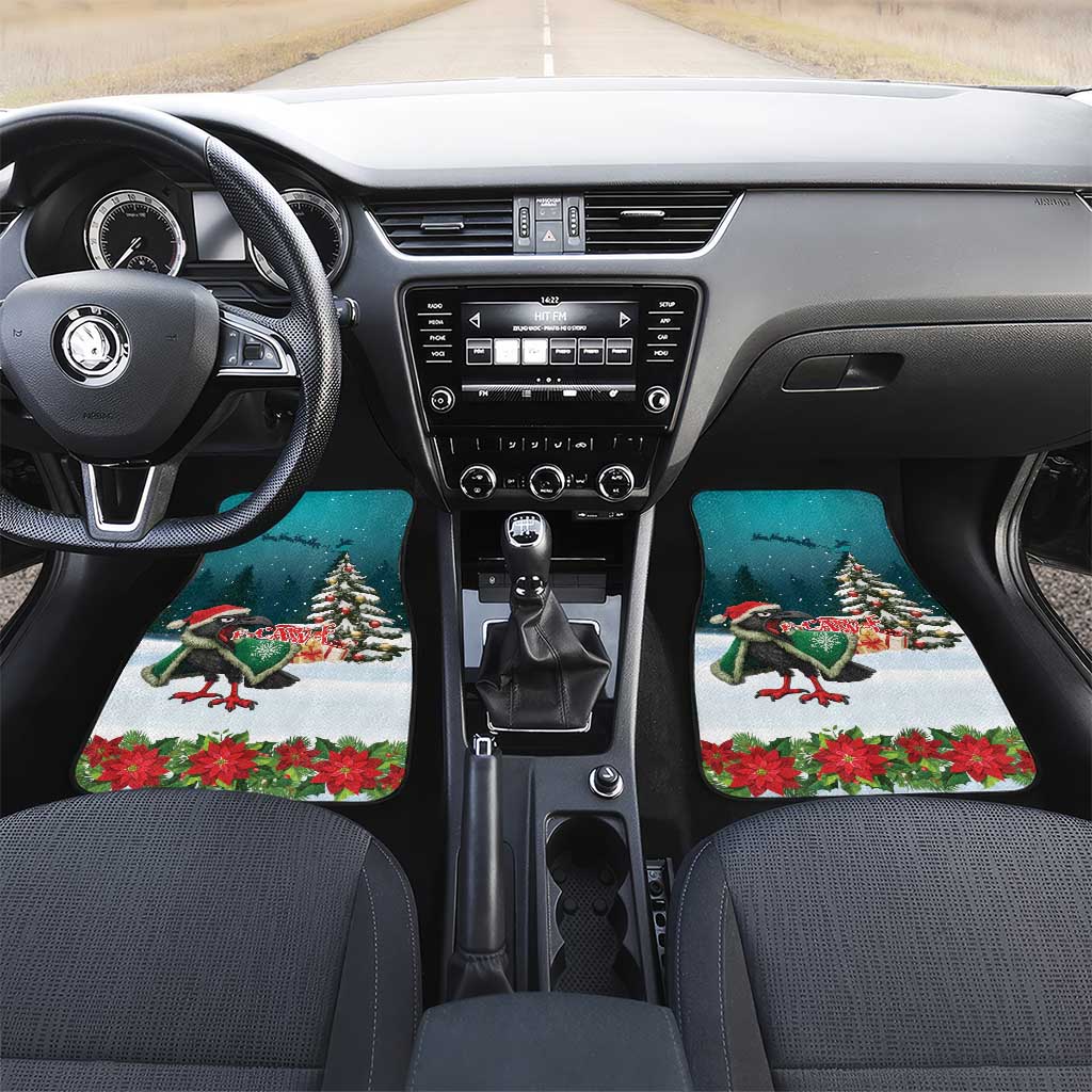 F Caw F Raven Santa Car Mats Funny Christmas - Wonder Print Shop