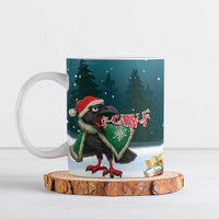 F Caw F Raven Santa Ceramic Mug Funny Christmas - Wonder Print Shop