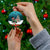 F Caw F Raven Santa Ceramic Ornament Funny Christmas - Wonder Print Shop