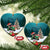 F Caw F Raven Santa Ceramic Ornament Funny Christmas - Wonder Print Shop