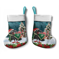 F Caw F Raven Santa Christmas Stocking Funny Christmas - Wonder Print Shop