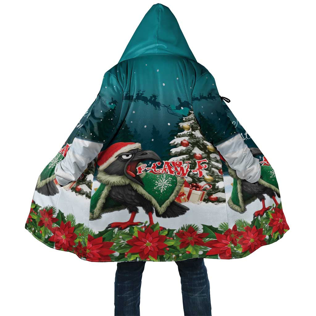 F Caw F Raven Santa Cloak Funny Christmas - Wonder Print Shop