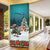 F Caw F Raven Santa Door Cover Funny Christmas - Wonder Print Shop