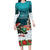 F Caw F Raven Santa Family Matching Long Sleeve Bodycon Dress and Hawaiian Shirt Funny Christmas - Wonder Print Shop