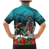 F Caw F Raven Santa Family Matching Mermaid Dress and Hawaiian Shirt Funny Christmas - Wonder Print Shop