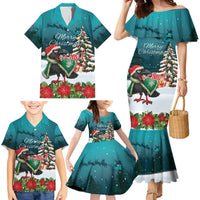 F Caw F Raven Santa Family Matching Mermaid Dress and Hawaiian Shirt Funny Christmas - Wonder Print Shop