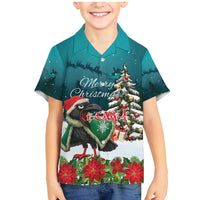 F Caw F Raven Santa Family Matching Mermaid Dress and Hawaiian Shirt Funny Christmas - Wonder Print Shop
