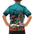 F Caw F Raven Santa Family Matching Off The Shoulder Long Sleeve Dress and Hawaiian Shirt Funny Christmas - Wonder Print Shop