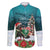 F Caw F Raven Santa Family Matching Off The Shoulder Long Sleeve Dress and Hawaiian Shirt Funny Christmas - Wonder Print Shop