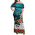 F Caw F Raven Santa Family Matching Off Shoulder Maxi Dress and Hawaiian Shirt Funny Christmas - Wonder Print Shop