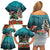 F Caw F Raven Santa Family Matching Off Shoulder Short Dress and Hawaiian Shirt Funny Christmas - Wonder Print Shop