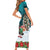F Caw F Raven Santa Family Matching Short Sleeve Bodycon Dress and Hawaiian Shirt Funny Christmas - Wonder Print Shop