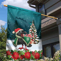 F Caw F Raven Santa Garden Flag Funny Christmas - Wonder Print Shop