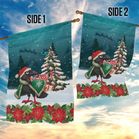 F Caw F Raven Santa Garden Flag Funny Christmas - Wonder Print Shop