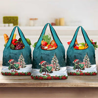 F Caw F Raven Santa Grocery Bag Funny Christmas - Wonder Print Shop