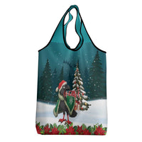 F Caw F Raven Santa Grocery Bag Funny Christmas - Wonder Print Shop