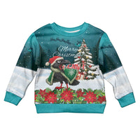 F Caw F Raven Santa Kid Ugly Christmas Sweater Funny Christmas - Wonder Print Shop