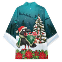 F Caw F Raven Santa Kimono Funny Christmas - Wonder Print Shop