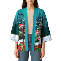 F Caw F Raven Santa Kimono Funny Christmas - Wonder Print Shop