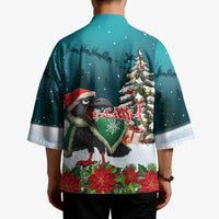 F Caw F Raven Santa Kimono Funny Christmas - Wonder Print Shop