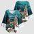 F Caw F Raven Santa Kimono Sleeve Blouse Funny Christmas - Wonder Print Shop