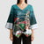 F Caw F Raven Santa Kimono Sleeve Blouse Funny Christmas - Wonder Print Shop