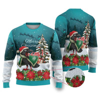 F Caw F Raven Santa Ugly Christmas Sweater Funny Christmas - Wonder Print Shop