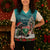 F Caw F Raven Santa Christmas Knitted V-Neck Vest Funny Christmas - Wonder Print Shop