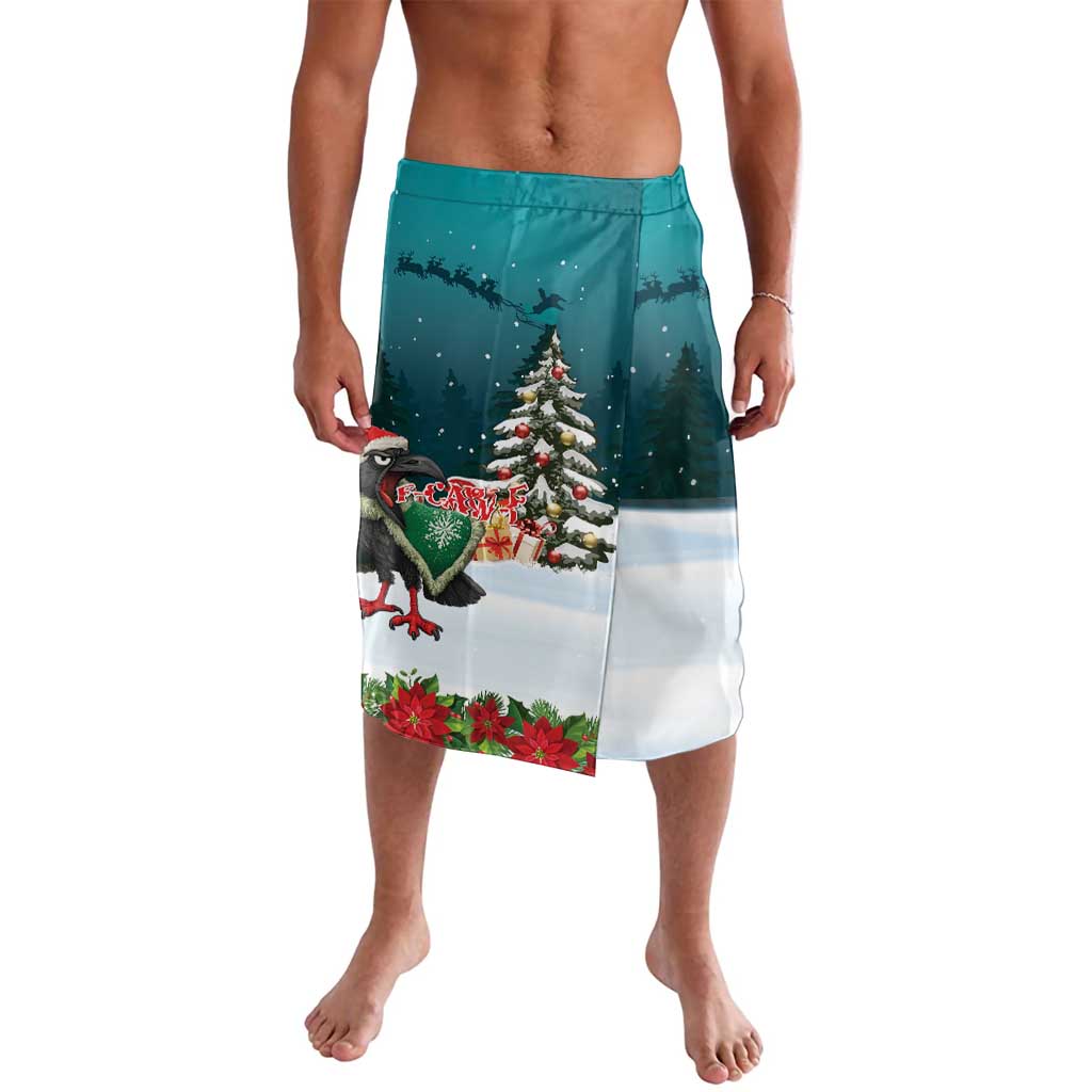 F Caw F Raven Santa Lavalava Funny Christmas - Wonder Print Shop
