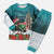 F Caw F Raven Santa Christmas Pajama Set Funny Christmas - Wonder Print Shop